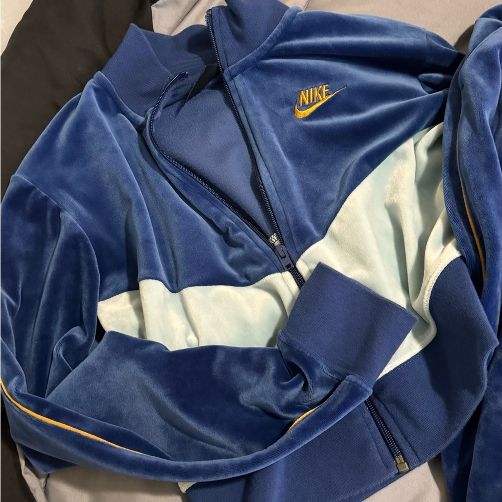 Blue Velvet Nike jumpsuit